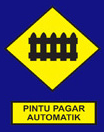 PAGAR LINTASAN BERTINGKAT AUTOMATIK BAGI LANDASAN KERETA API