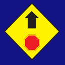 ISYARAT BERHENTI DI HADAPAN